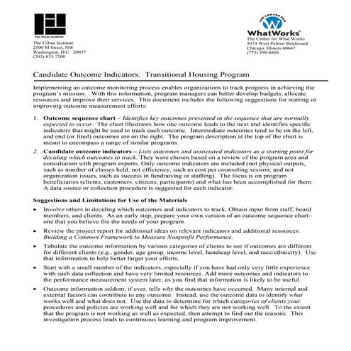 Transitional Housing