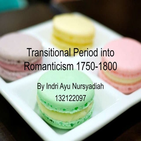 Transitional period into romanticism 1750 1800
