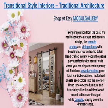 Transitional Style Interiors – Traditional Architecture