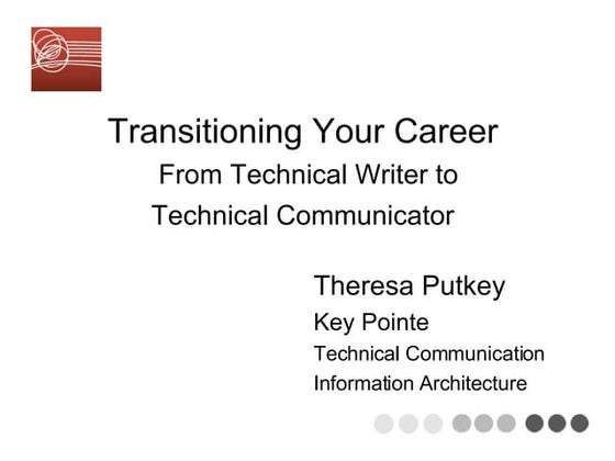 Transitioning from Technical Communicator to User Experience Professional