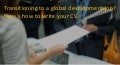Transitioning to a global development job? Here's how to write your CV