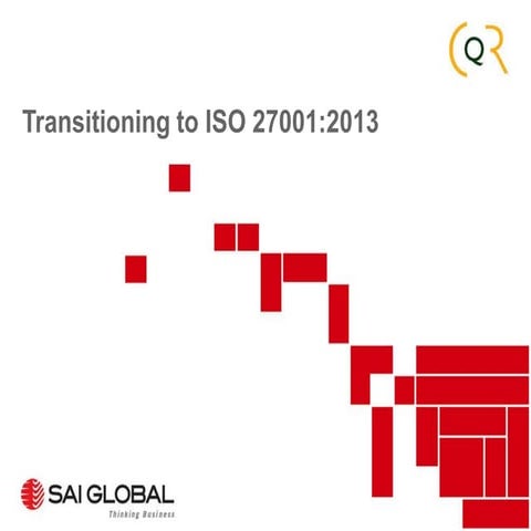 Transitioning to iso 27001 2013