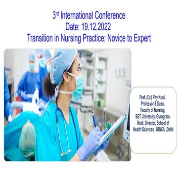Transition in Nursing Practice in India.