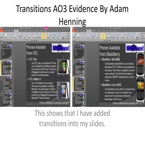 Interactive element evidence | PPTX