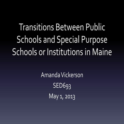 Re-Entry Transition Planning