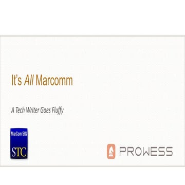 Transition to marcomm webinar