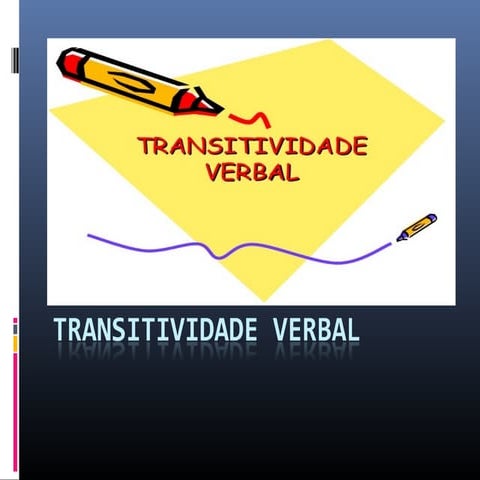 Transitividade verbal