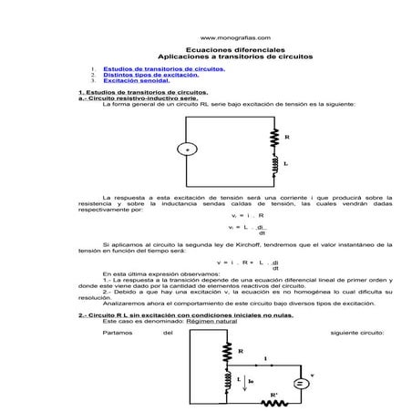 Transitorios De Circuitos