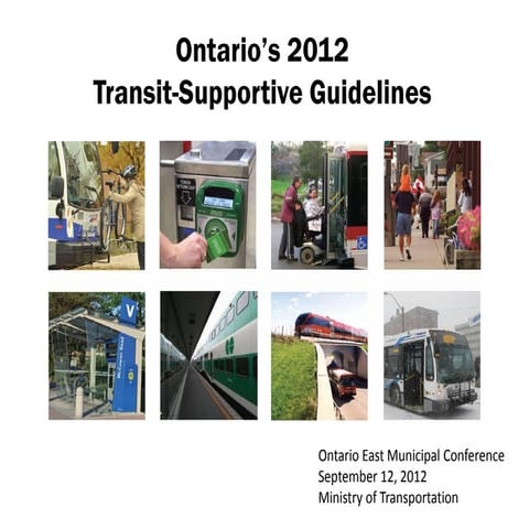 Transit supportive guidelines   overview