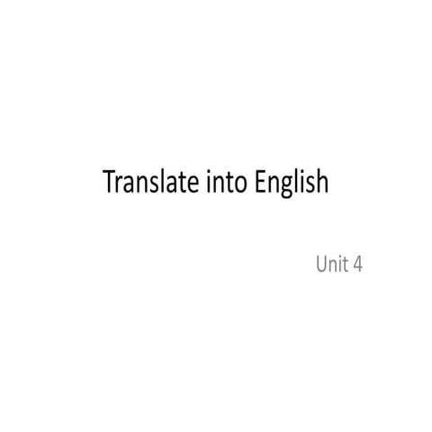 Translate into english (will)