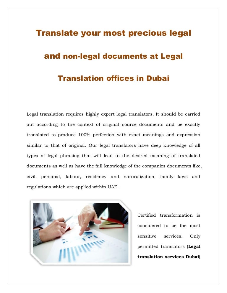 Legal Translation Offices in Dubai