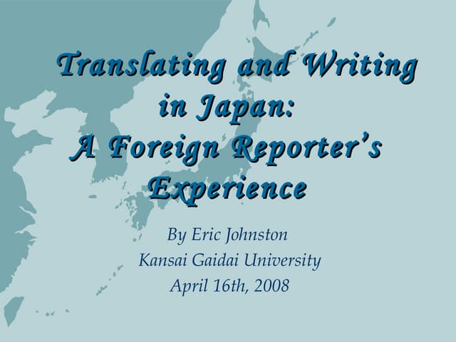 Translating and writing2