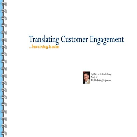 Translating Customer Engagement   From Strategy To Action