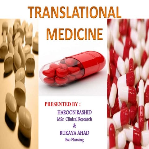Translational medicine