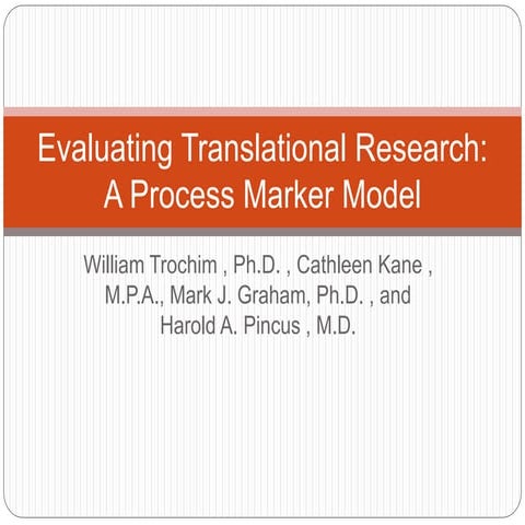 Translational research