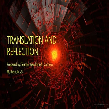 Translation and Reflection (Mathematics 5)