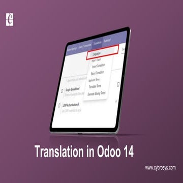 Translation in Odoo 14