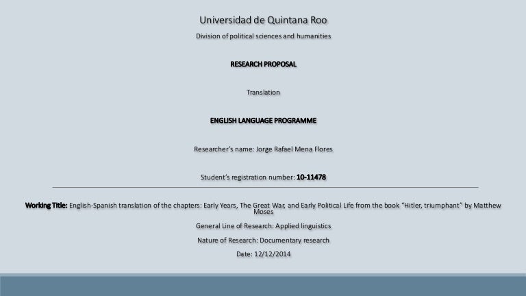 Dissertation Examples Sample Thesis Research Proposal Samples SAGE Research Methods Sage Publications