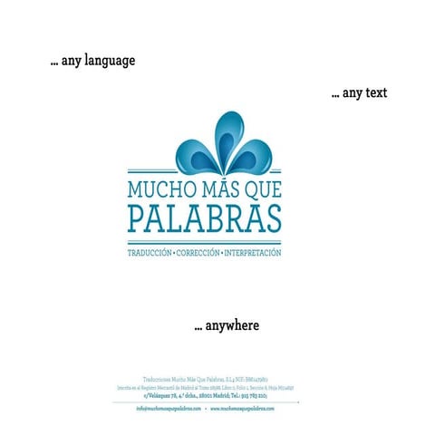 Translations Mucho Más Que Palabras