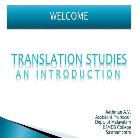 Translation studies aathman