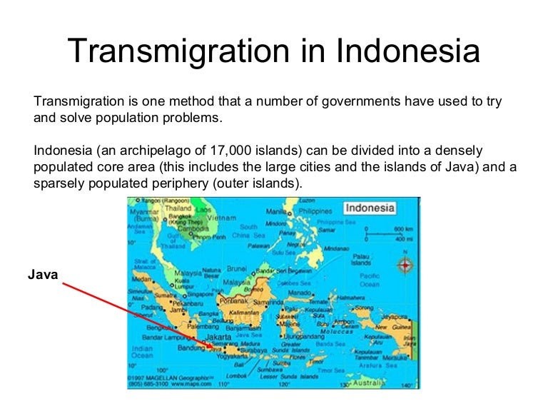 Transmigration in Indonesia Impact on Population Structures