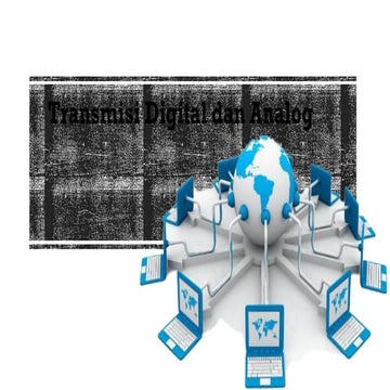 Proses transmisi data Analog dan digital
