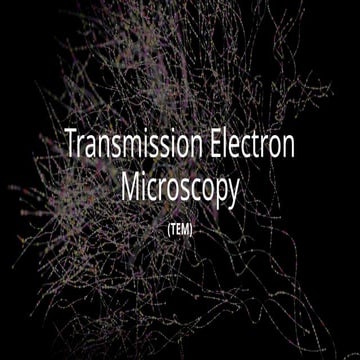 Transmission electron microscopy donload pptx