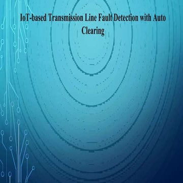 transmissiline auto cleaing fault in transmission line