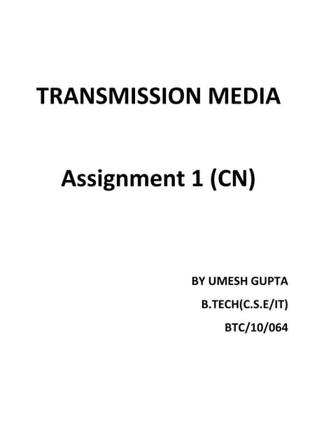 Transmission media