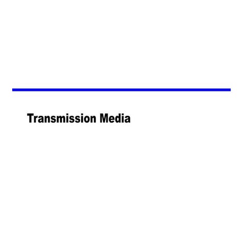 TransmissionMedia.pptx for IT & EXTC STUDENTS