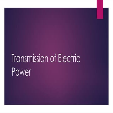 Transmission of Electric Power PRESENTATION.pptx
