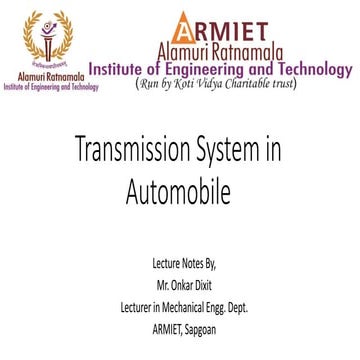 Transmission system