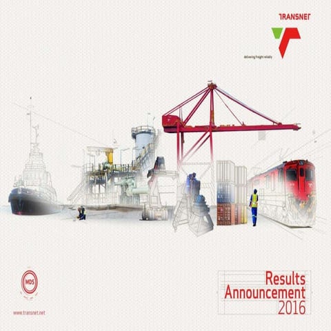 Transnet Annual Results Presentation  March 2016 