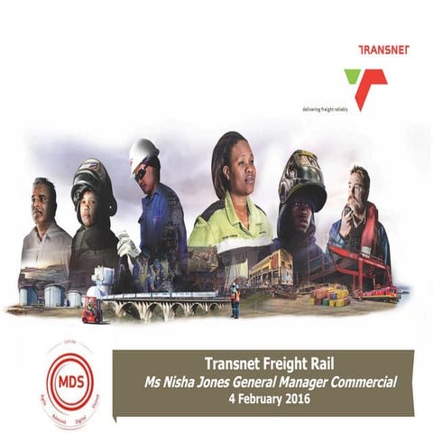 Transnet freight rail corridor development programme and road to rail strategy