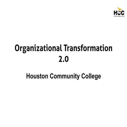 Organizational Transformation 2.0