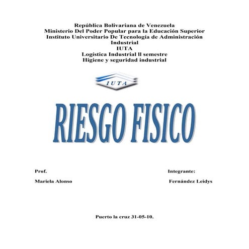 Riesgos Fisicos