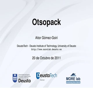 Presentación de Otsopack en Tecnalia