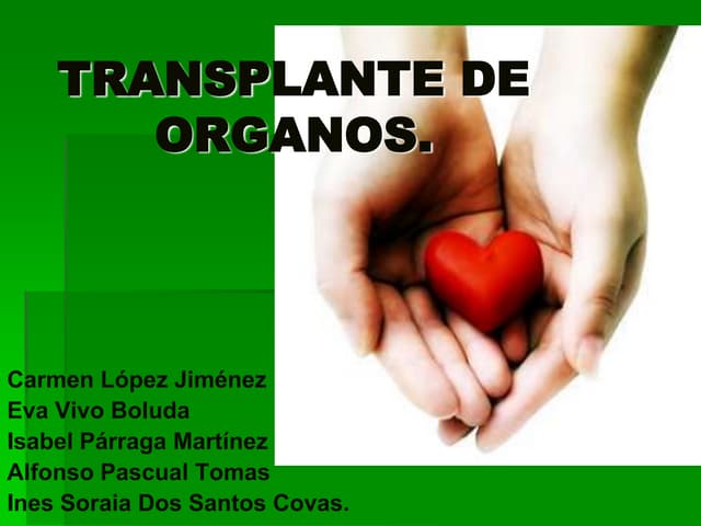 Transplante de organos