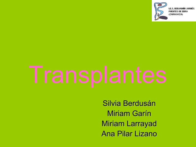 Salud / Transplantes