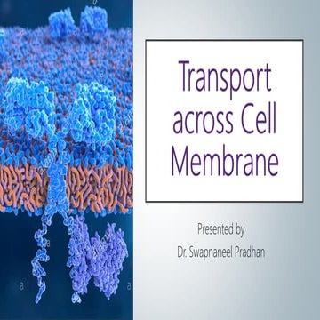 Transport across cell membrane