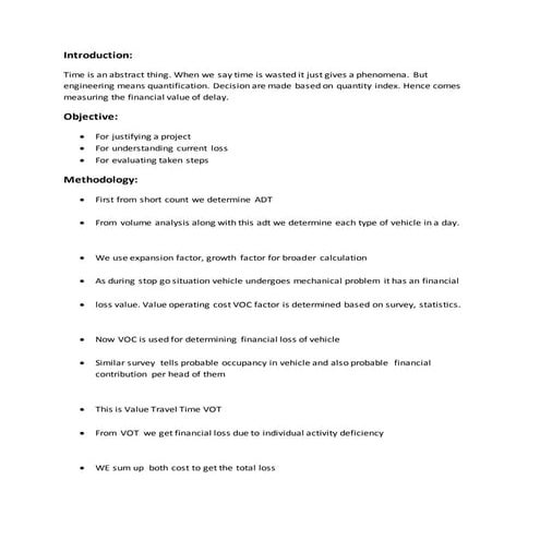 Transportation  cost benefit analysis-ahmed ferdous-1004137-buet