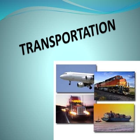 Transportation. We know transportation is core of any business.