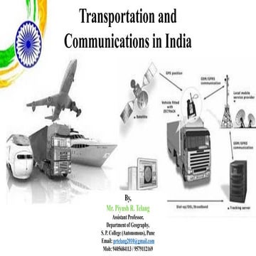 Transportation and Communication in India.pptx