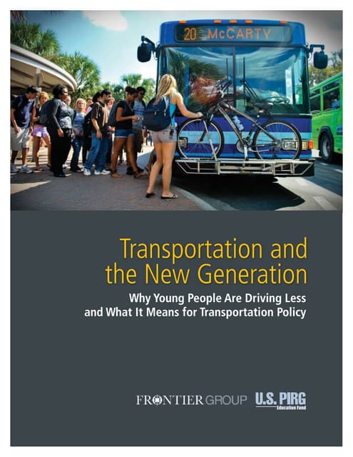 Transportation and the New Generati...