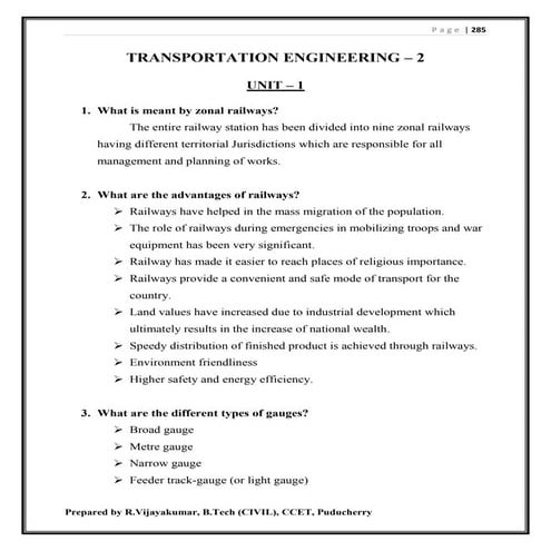 Transportation engineering   2