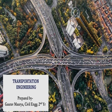 Transportation Engineering System