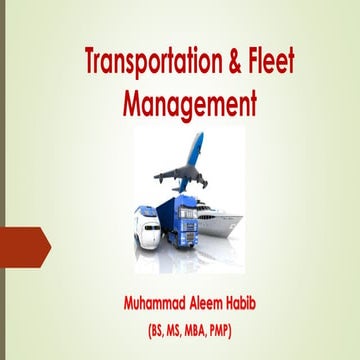 Transportation Management
