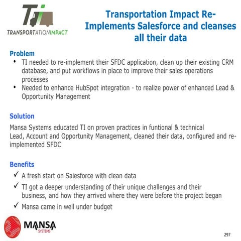 Transportation Impact Takes a New Look at their Data