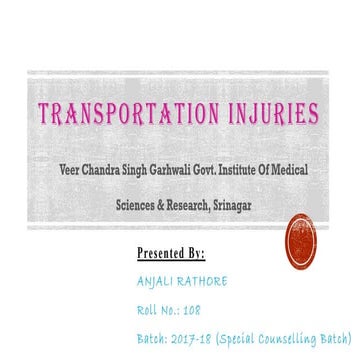 Transportation injuries_DR SAHIL KUMAR.pptx