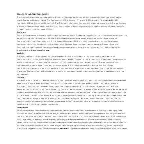 Transportation management